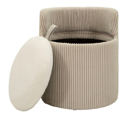 Poef Dublino Dressing Table Pouf Withs Torage Ø 47×53 cm