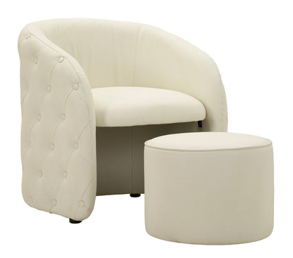 Fauteuil Zagabria Armchair With Stool 76×75×80 cm