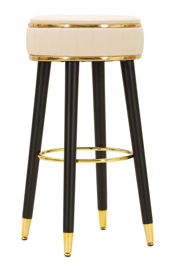 Barkruk London Bar Stool Cream Ø 38×74 cm