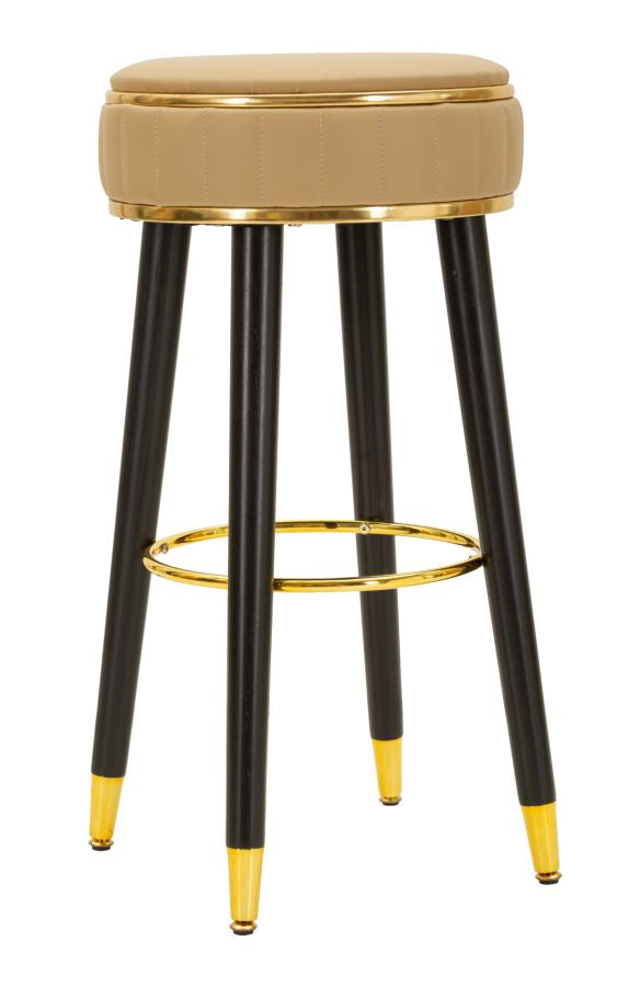 Barkruk London Bar Stool Brown Ø 38×74 cm