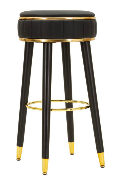 Barkruk London Bar Stool Black Ø 38×74 cm