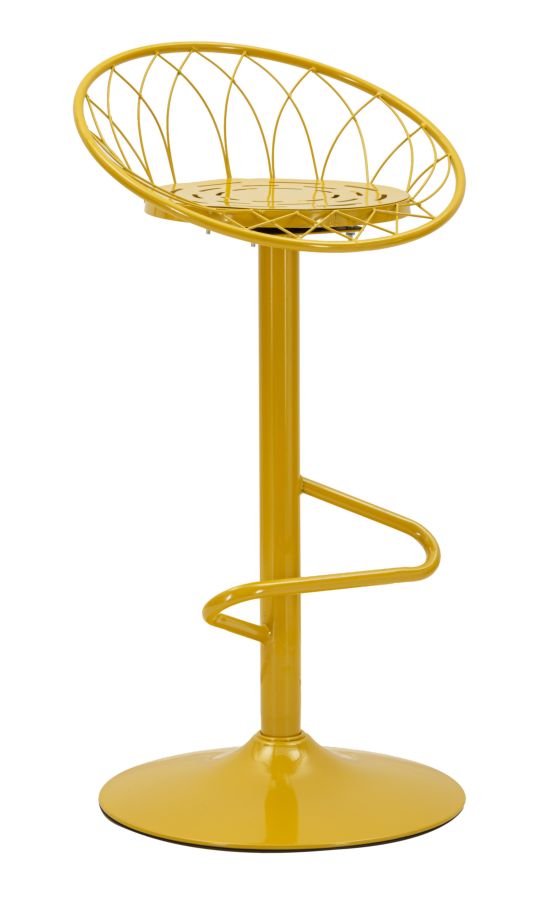 Barkruk Clox Bar Stool Mustard 49×45×92 cm