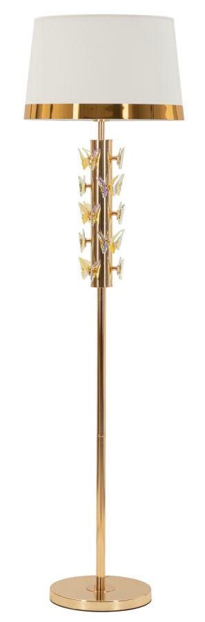Vloerlamp Butterfly Floor Lamp Gold Ø 45×157 cm