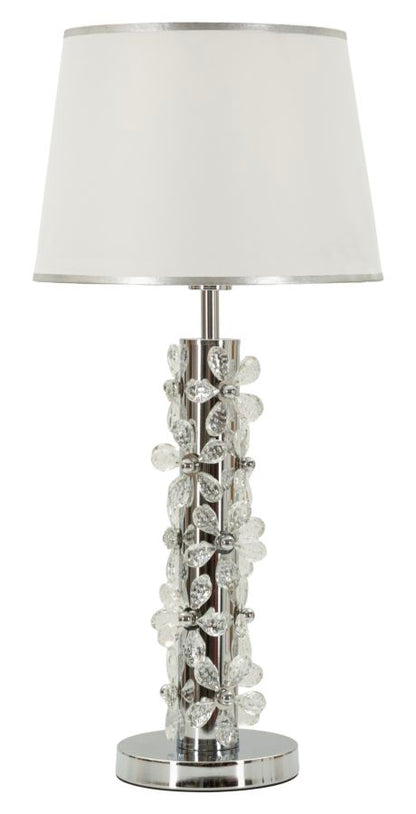 Tafellamp Flower Table Lamp Silver Ø 35×74 cm