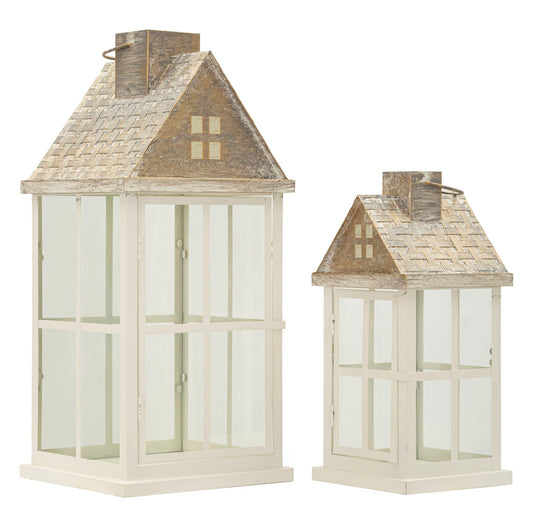 Lantaarn Home Lantern Set 2 Pcs 24,5×24,5×55 cm