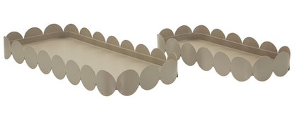 Dienblad Saturn Tray Rect. Dove Grey Set 2 Pcs 40×16,5×4,5 cm