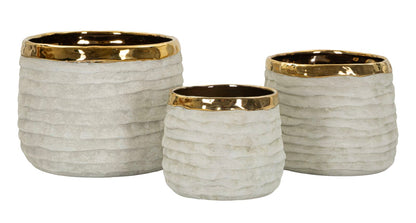 Vaas Lima Tall Cachepot Set 3 Pcs Ø 23×17,5 cm