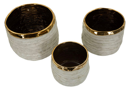 Vaas Lima Tall Cachepot Set 3 Pcs Ø 23×17,5 cm