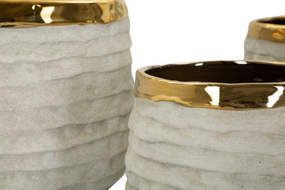 Vaas Lima Tall Cachepot Set 3 Pcs Ø 23×17,5 cm