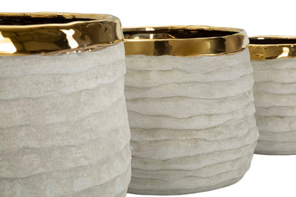 Vaas Lima Tall Cachepot Set 3 Pcs Ø 23×17,5 cm