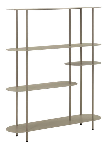 Boekenkast Saturn Book Shelf Dove Grey 118×31×139 cm