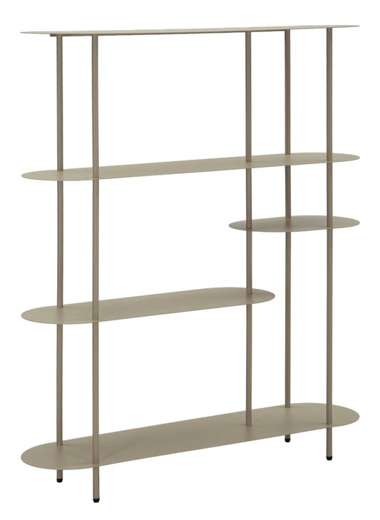 Boekenkast Saturn Book Shelf Dove Grey 118×31×139 cm