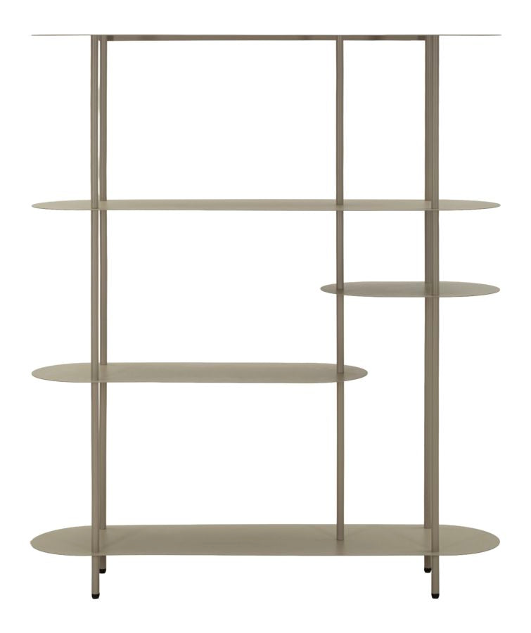 Boekenkast Saturn Book Shelf Dove Grey 118×31×139 cm