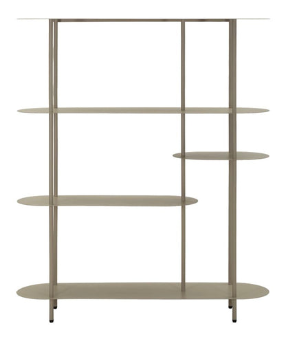 Boekenkast Saturn Book Shelf Dove Grey 118×31×139 cm