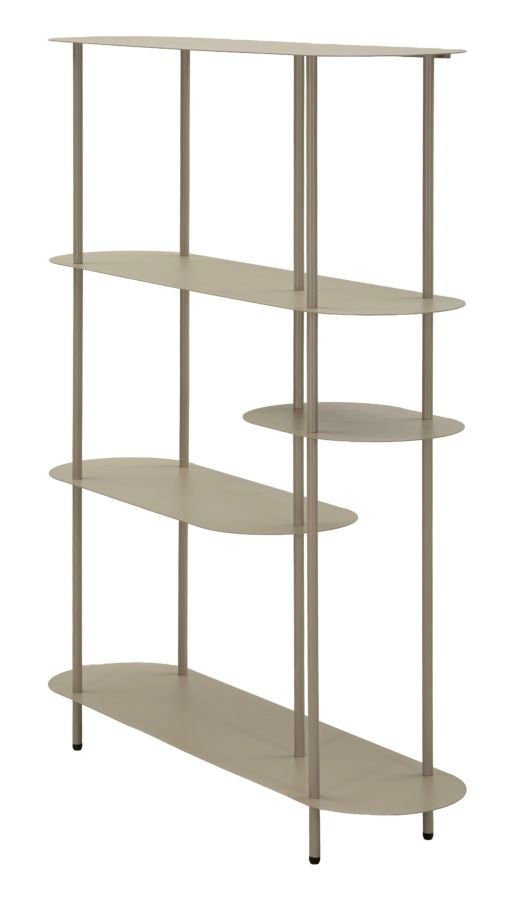 Boekenkast Saturn Book Shelf Dove Grey 118×31×139 cm
