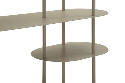 Boekenkast Saturn Book Shelf Dove Grey 118×31×139 cm
