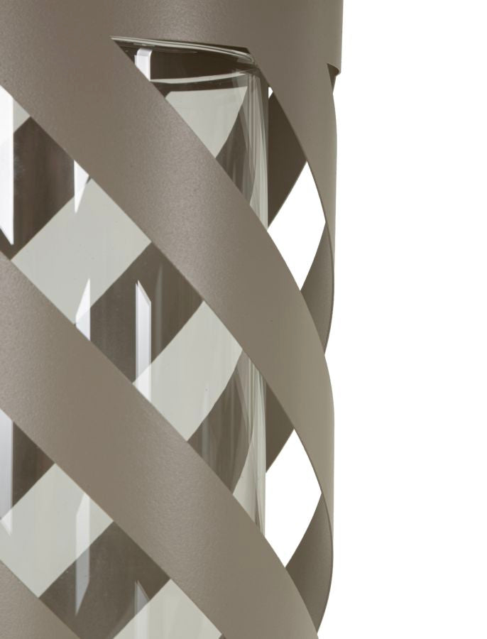 Lantaarn Twist Saturn Lantern Dove Grey Ø 23×43 cm