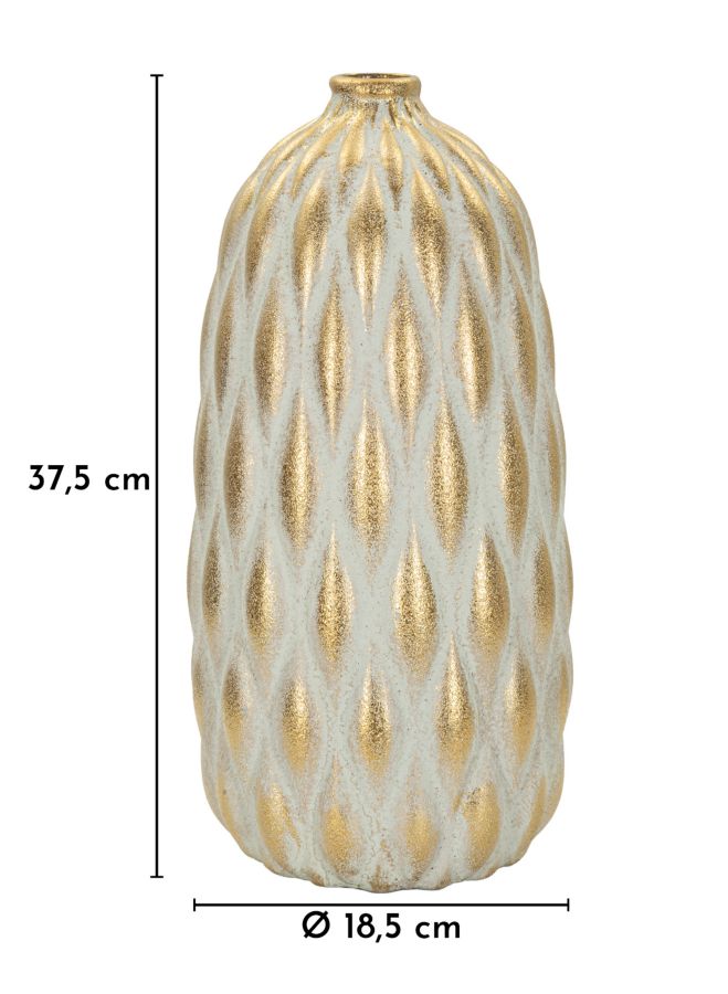 Vaas Pepitas Vase Ø 18,5×37,5 cm