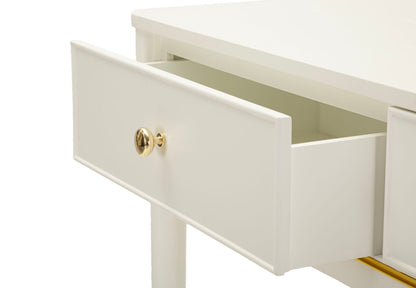 Consoletafel Camille Console White 101×37×78 cm