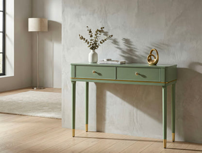 Consoletafel Camille Console Green 101×37×78 cm
