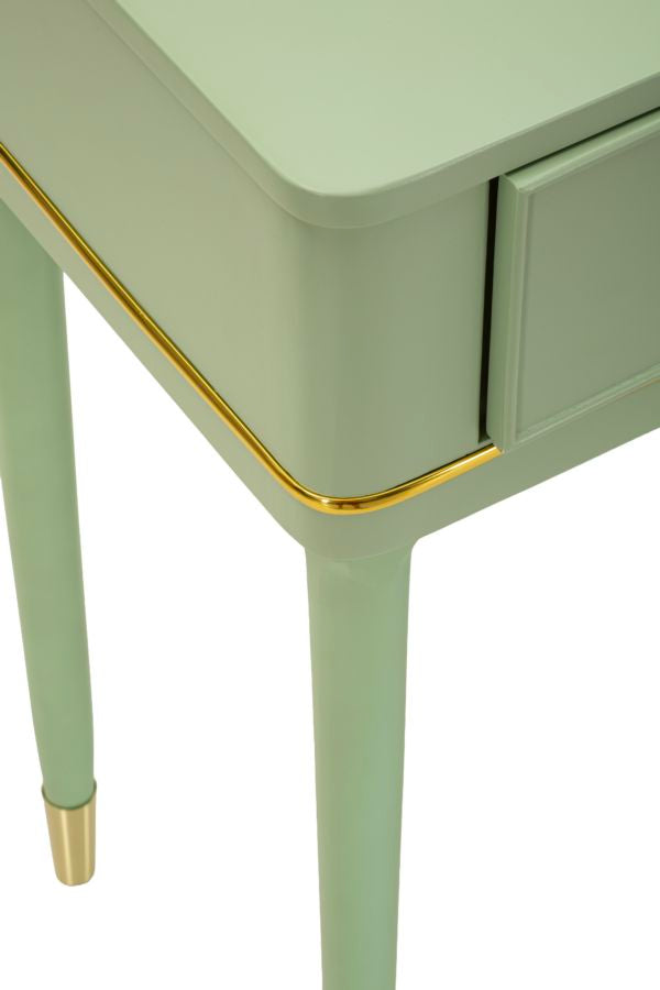 Consoletafel Camille Console Green 101×37×78 cm