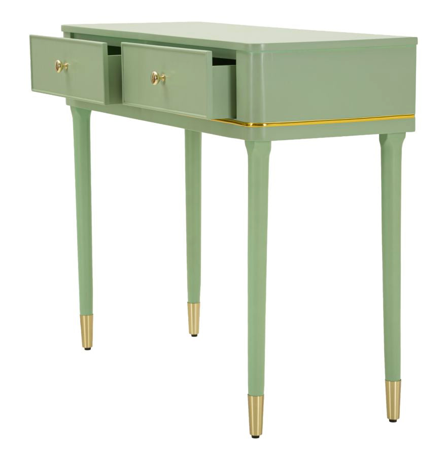 Consoletafel Camille Console Green 101×37×78 cm