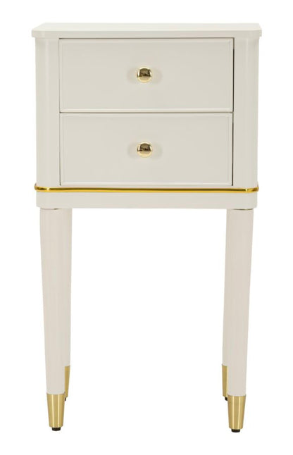 Nachtkastje Camille Bedside White 40×30×71 cm