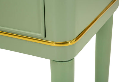 Nachtkastje Camille Bedside Green 40×30×71 cm
