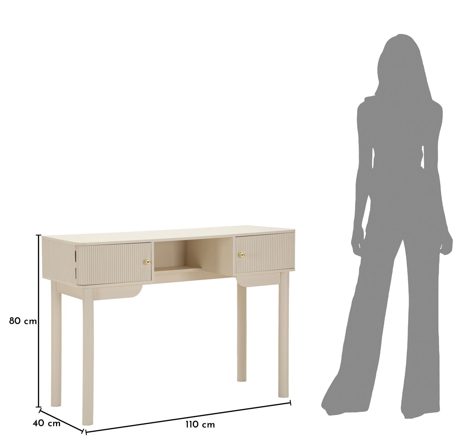 Bureau Shy Dressin Table 110×40×80 cm