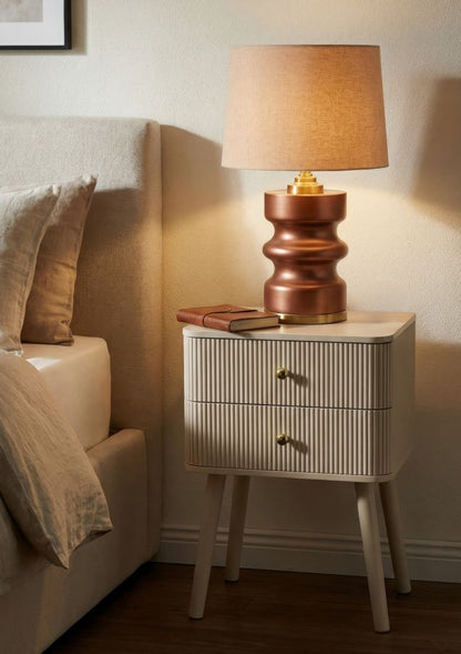 Nachtkastje Shy Bedside 2 Drawers 34×37,5×59 cm