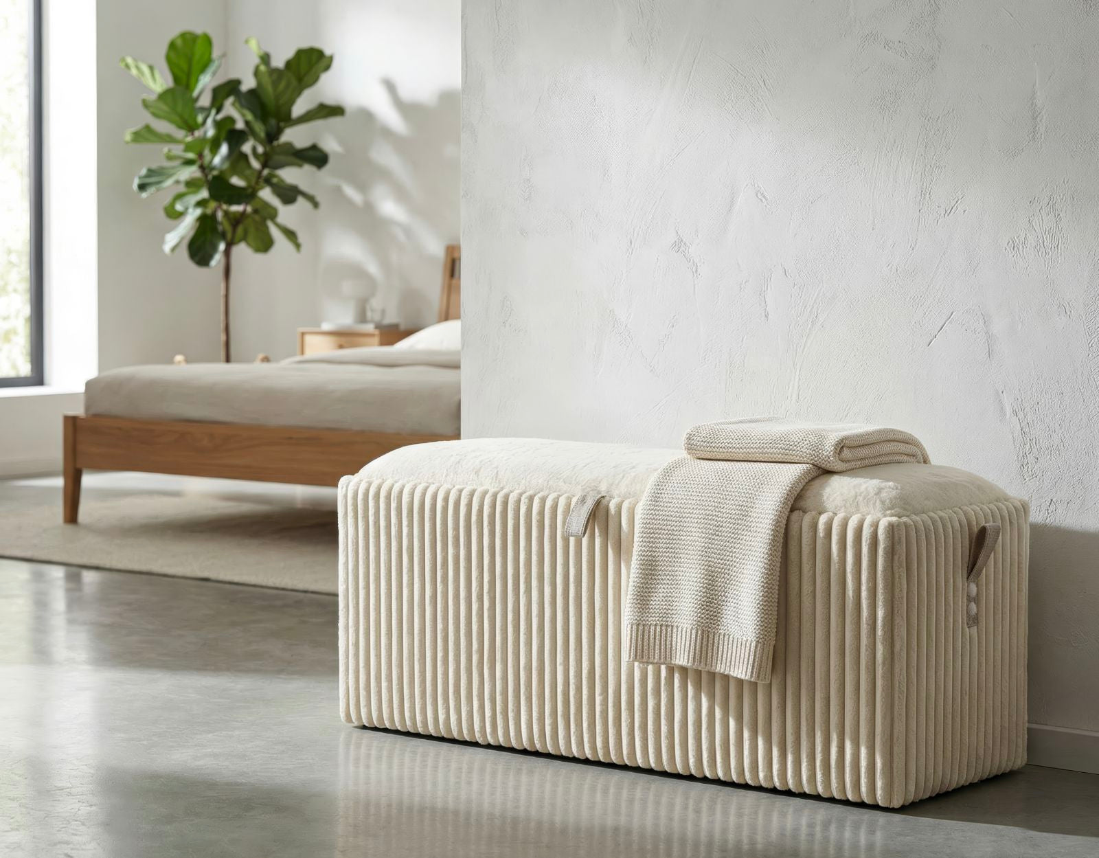 Bankje Goteborg Bench With Storage 113×41×44 cm