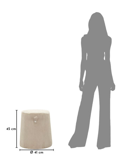 Poef Dublino Cone Pouf Ø 41×45 cm