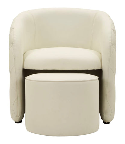Fauteuil Zagabria Armchair With Stool 76×75×80 cm