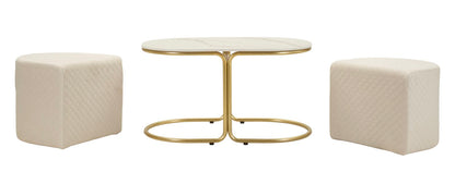 Salontafel Relax Coffee Table With 2 Stool 79×45×44 cm