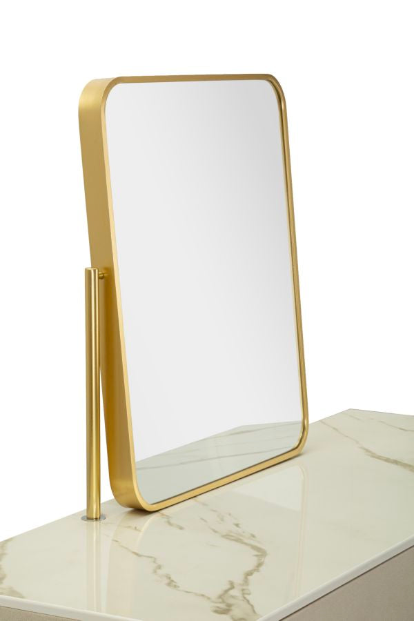 Kaptafel Luxury Dressin Table With Mirror & Stool 120×45×75 cm