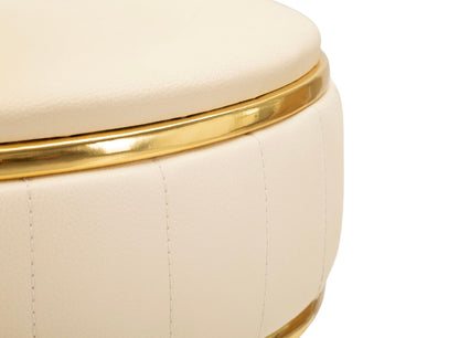Barkruk London Bar Stool Cream Ø 38×74 cm