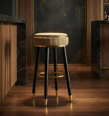 Barkruk London Bar Stool Brown Ø 38×74 cm