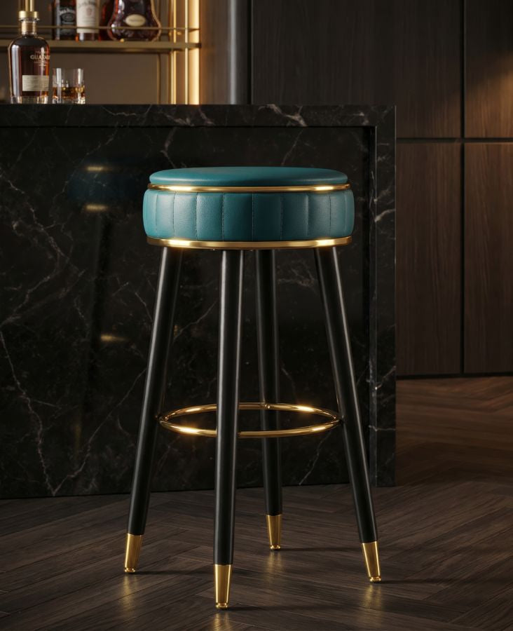 Barkruk London Bar Stool Green Ø 38×74 cm