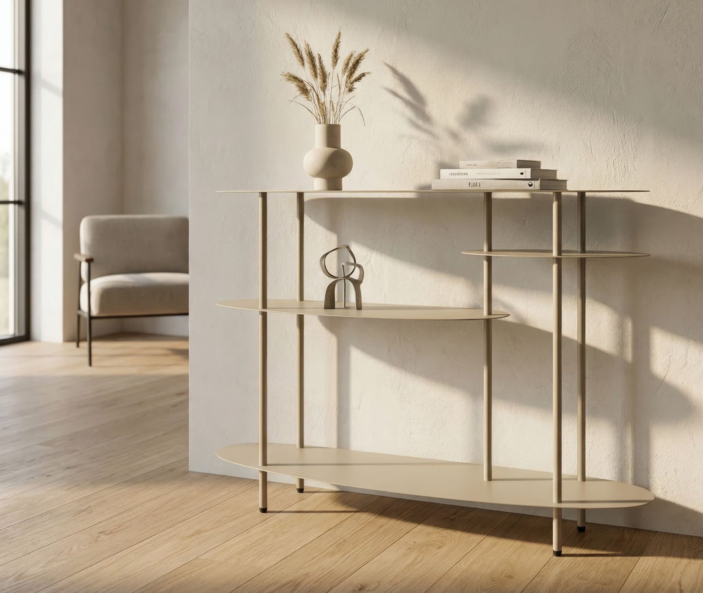 Consoletafel Saturn Console Plus Dove Grey 118×34×82 cm