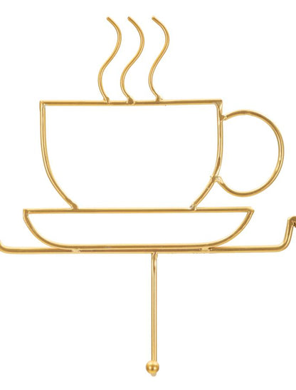 Kapstok Breakfast Wall Hanger Gold 60×3,8×26,7 cm