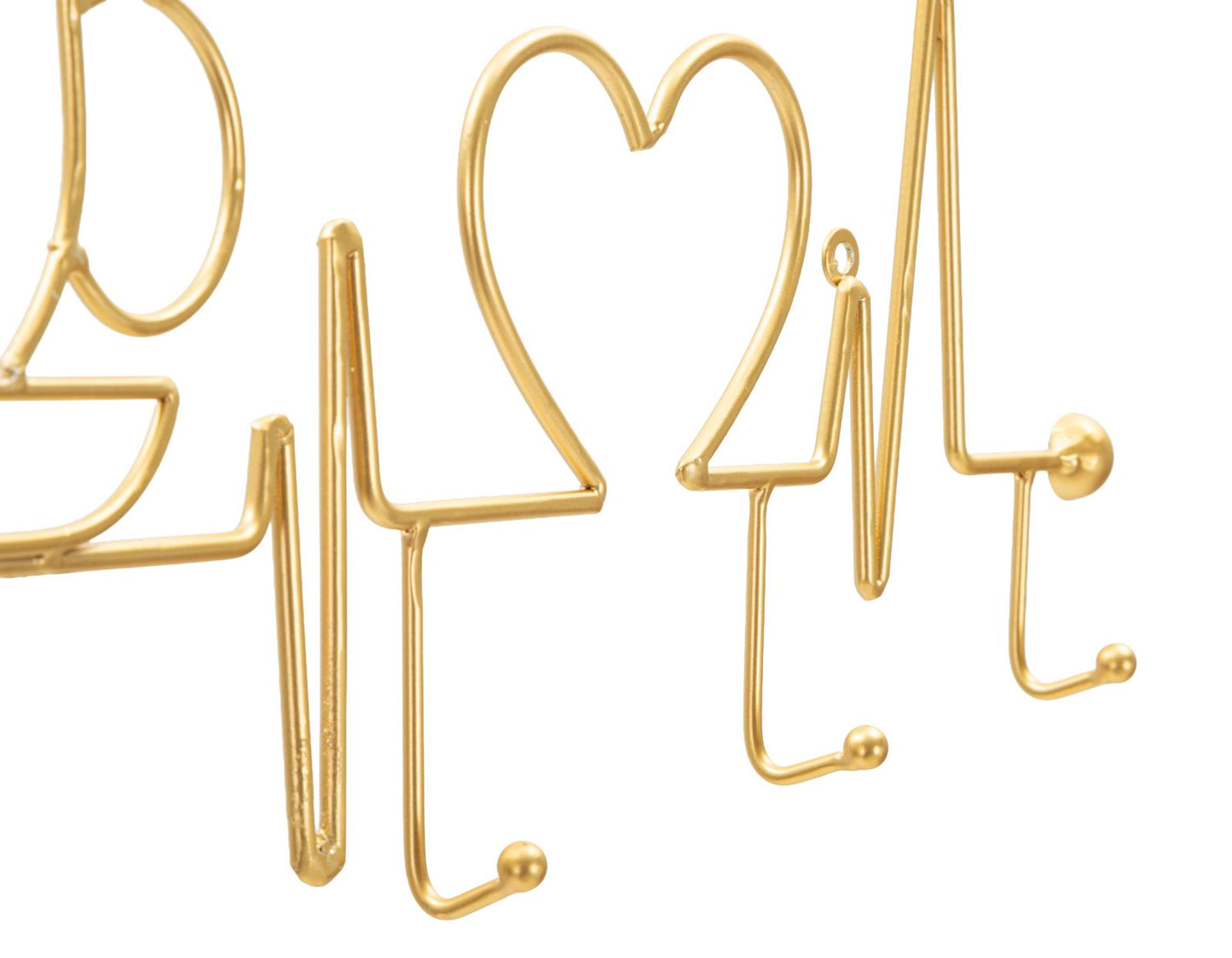 Kapstok Breakfast Wall Hanger Gold 60×3,8×26,7 cm