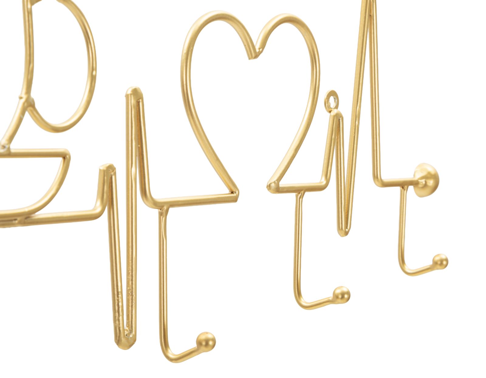 Kapstok Breakfast Wall Hanger Gold 60×3,8×26,7 cm