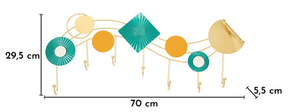 Kapstok Sunday Wall Hanger 70×5,5×29,5 cm