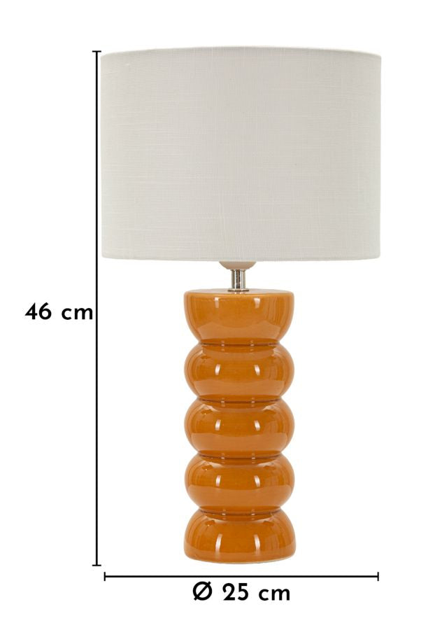 Tafellamp Torr Table Lamp Mustard Ø 25×46 cm