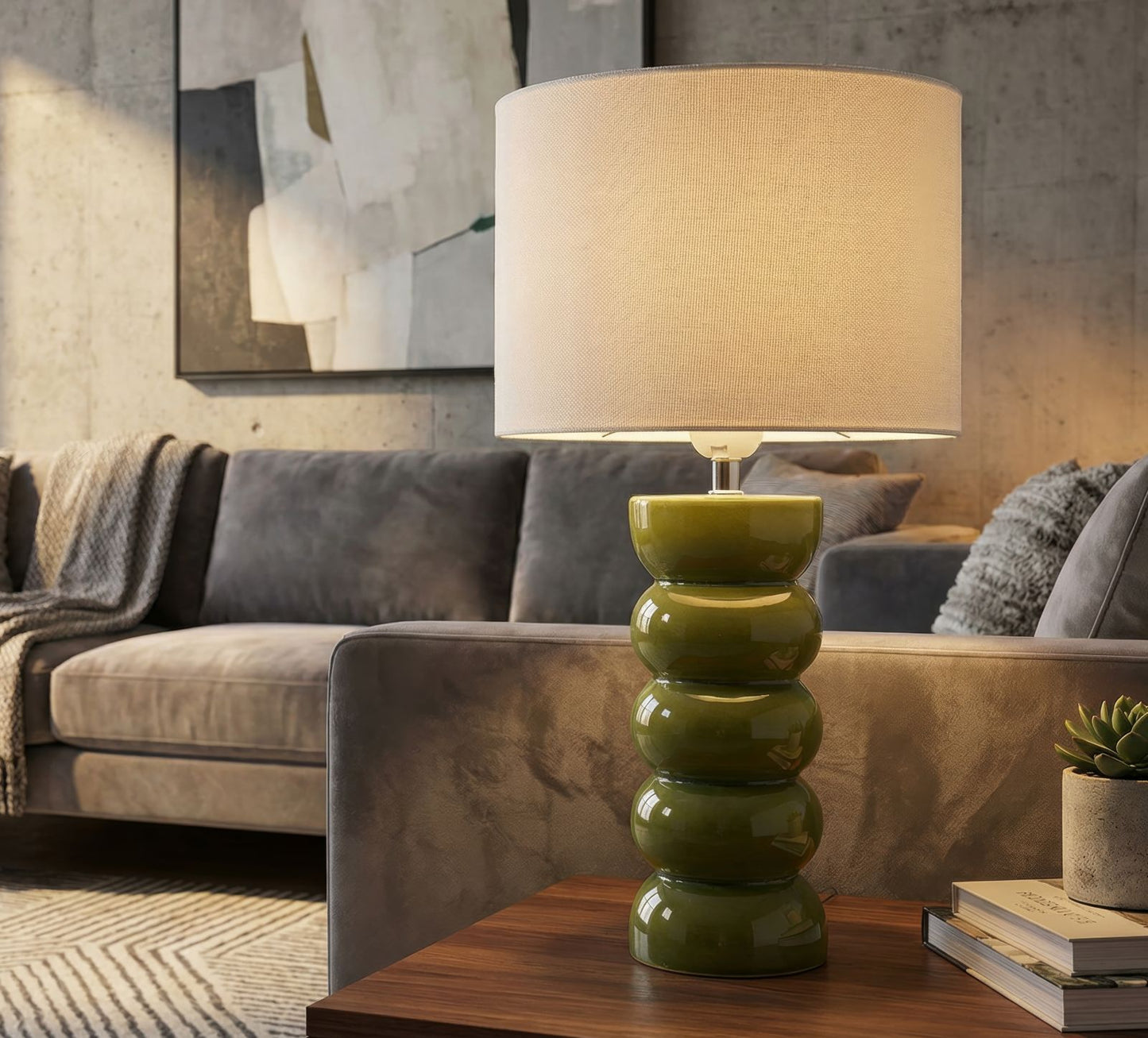 Tafellamp Torr Table Lamp Green Ø 25×46 cm