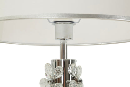 Tafellamp Flower Table Lamp Silver Ø 35×74 cm