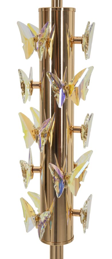 Vloerlamp Butterfly Floor Lamp Gold Ø 45×157 cm