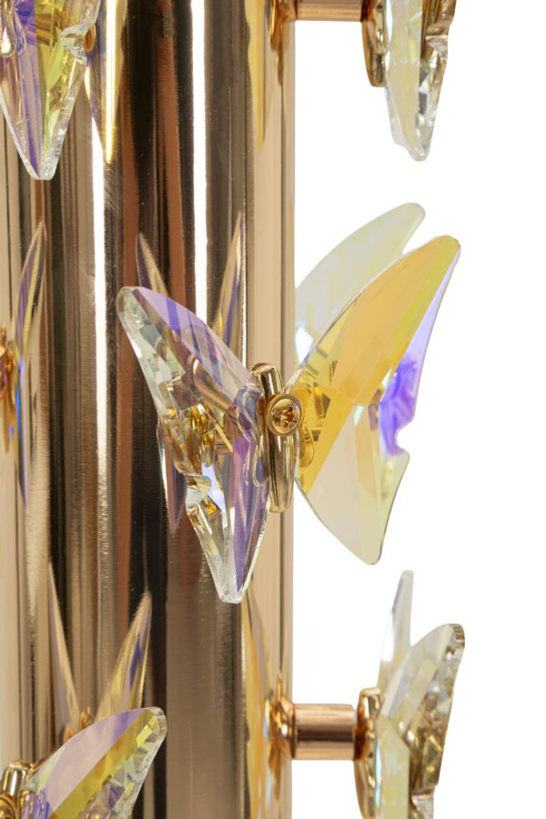 Vloerlamp Butterfly Floor Lamp Gold Ø 45×157 cm