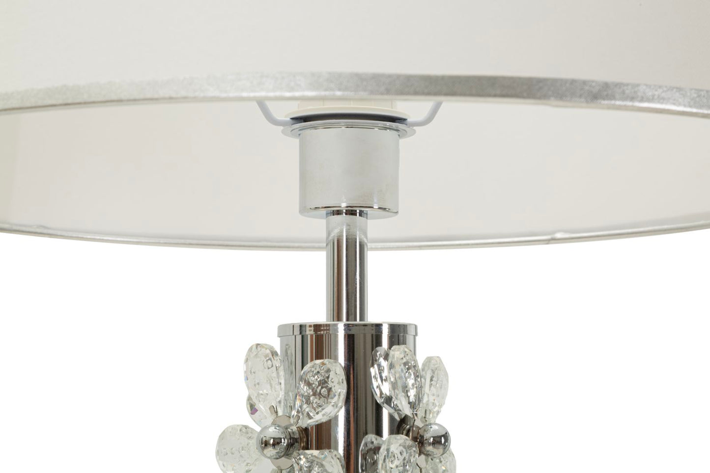 Vloerlamp Flower Floor Lamp Silver Ø 45×157 cm