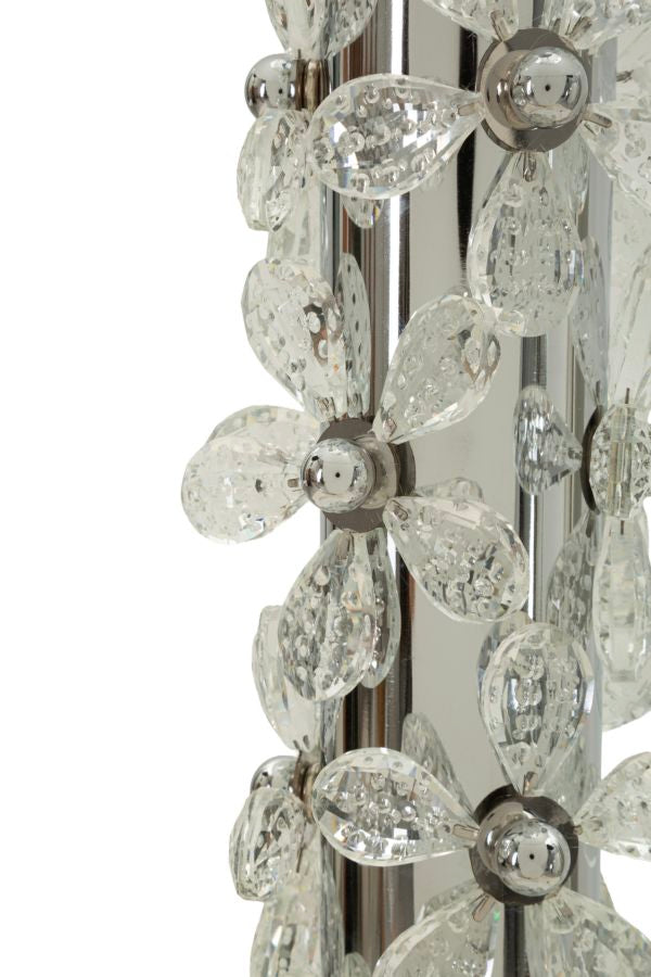 Vloerlamp Flower Floor Lamp Silver Ø 45×157 cm